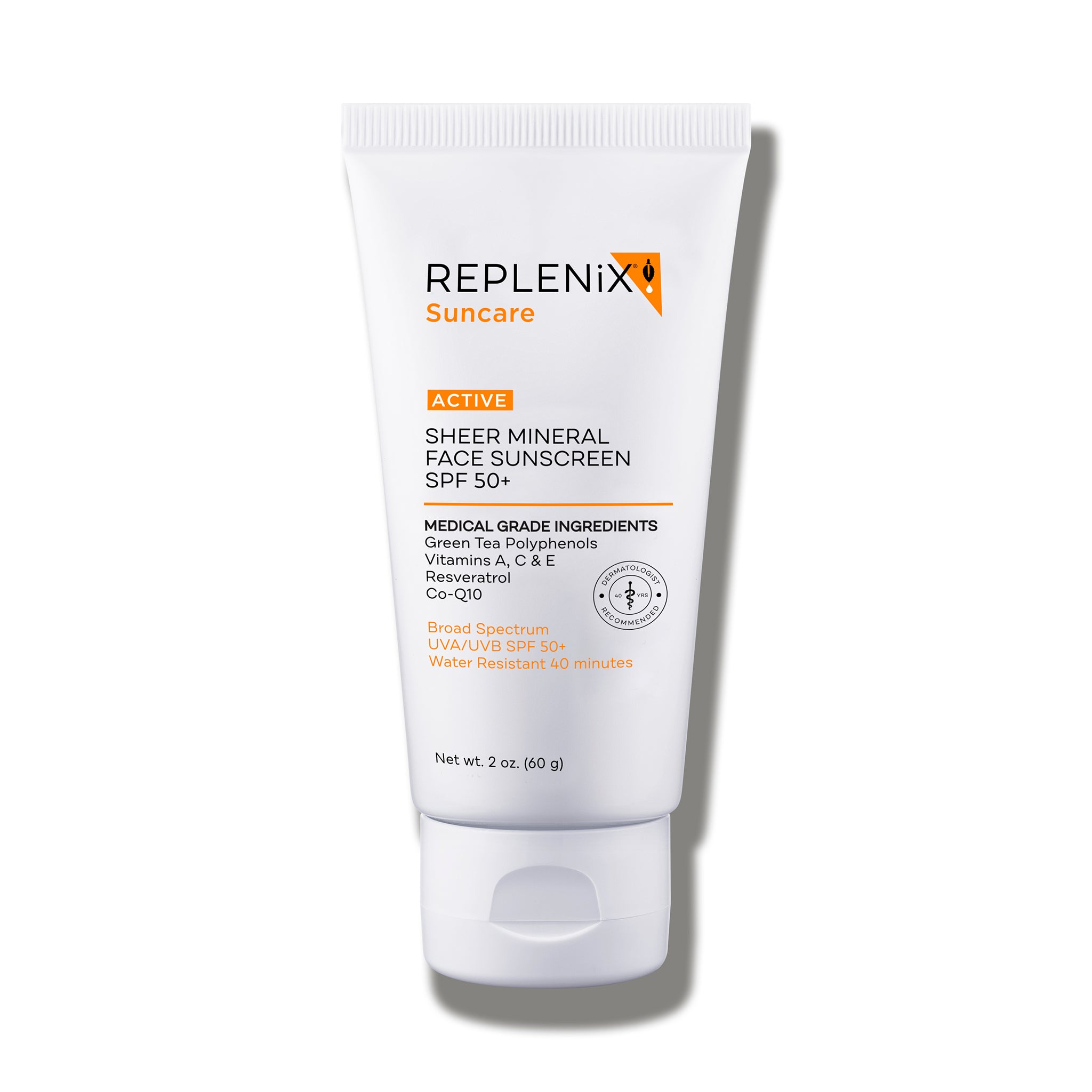 Replenix Sheer Mineral Face Sunscreen SPF 50+ 60g