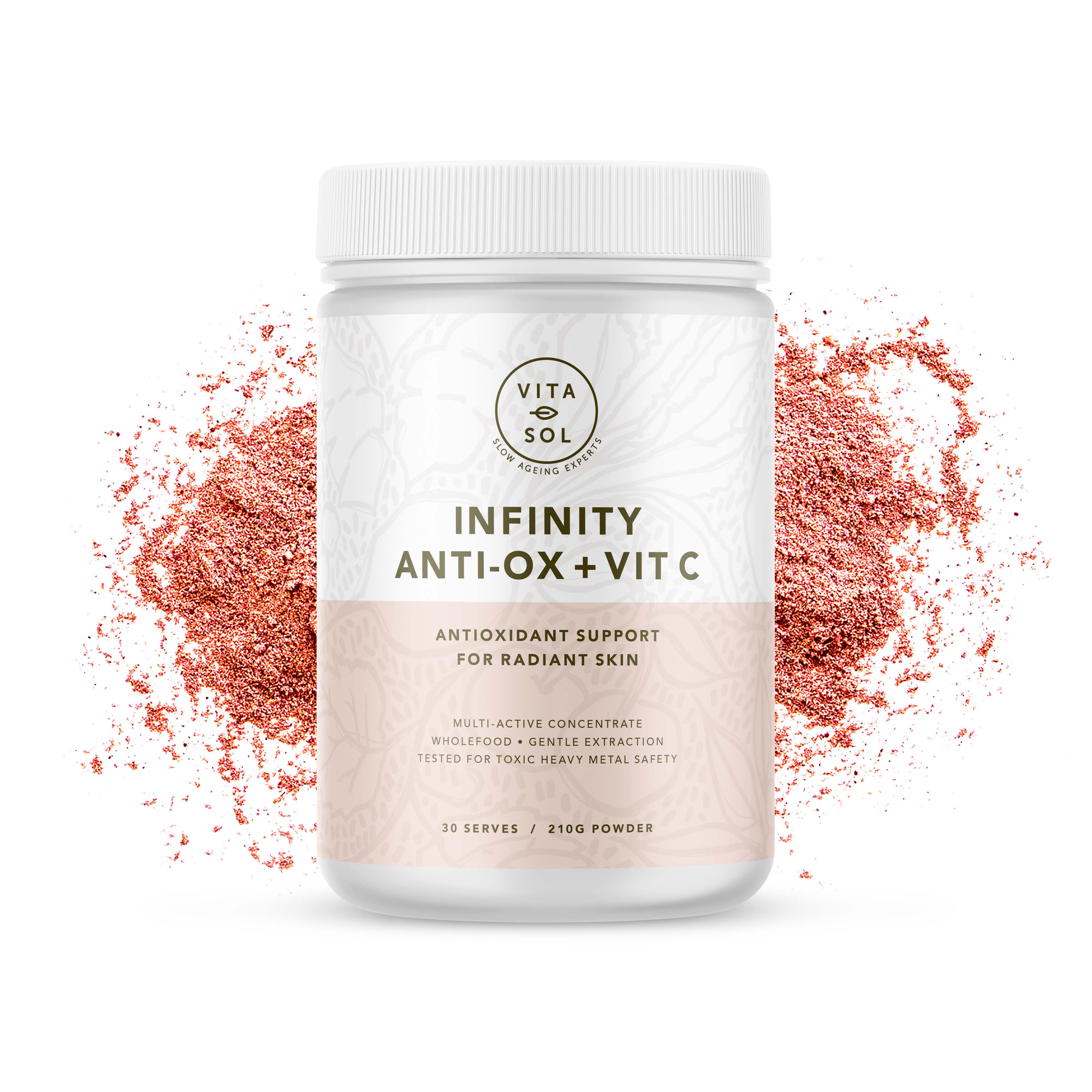 Vita-Sol Infinity Anti-Ox + Vit C Powder 210g