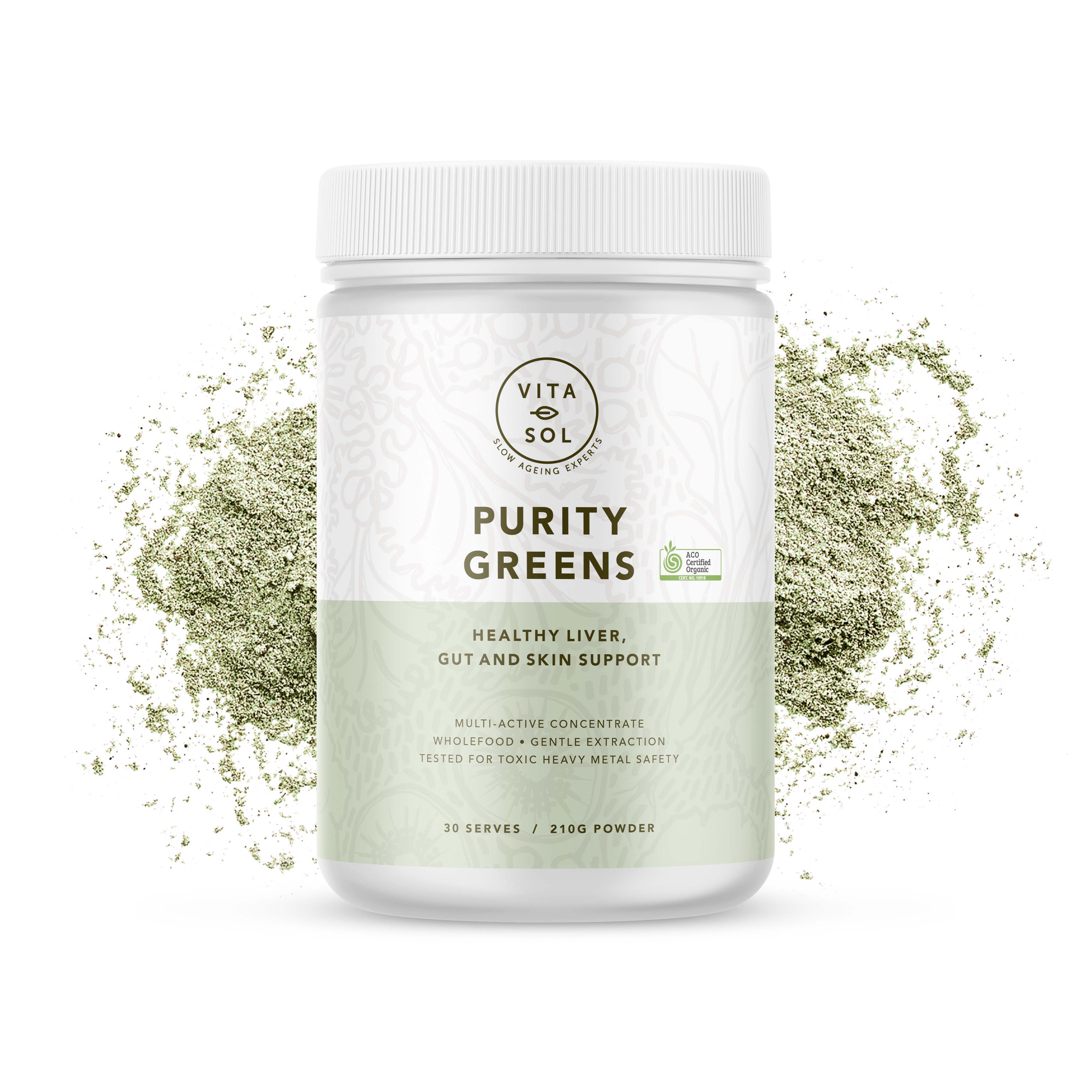 Vita-Sol Purity Greens Powder 210g